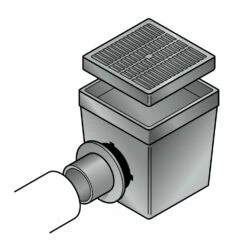 NDS - 1212SD2KB - 12" X 12", 2-Hole, Basin Drain Kit