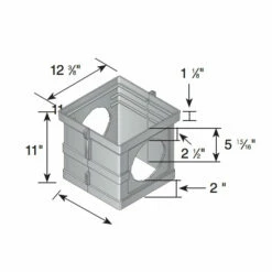NDS - 1217 - 12 X 12" Riser Ext-Black -Sprinkler Supply Store Sales 1217 3 efe95043 451a 4b99 a5dc f987632a99b4