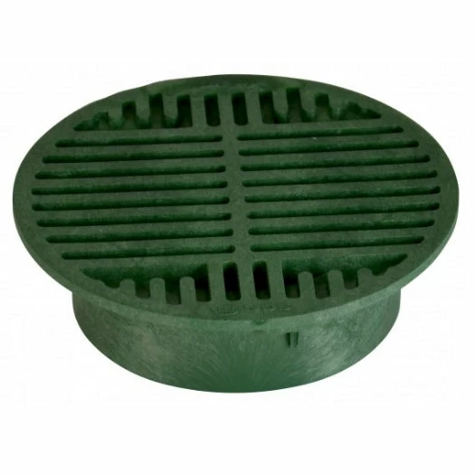NDS - 20 - 8" Rd Grate-Green 1 NDS - 20 - 8" Rd Grate-Green