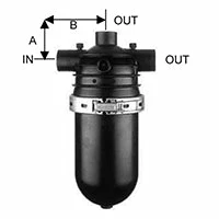 Netafim - DF200-200 - Netafim, 2 In. MPT X MPT 200 Mesh 132Gpm