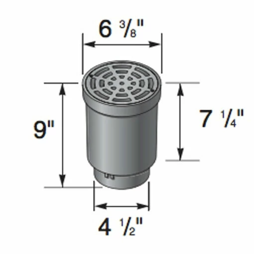 NDS - FWSD69 - 4" SCH40 SURFACE DRAIN INLET -Sprinkler Supply Store Sales FWSD69 2 7b7daf52 1832 4026 a24d 0e98d65d2bde
