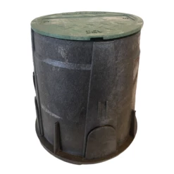 Rain Bird - VB7RND - 7" Black Body & Green Lid -Sprinkler Supply Store Sales PhotoRoom 20220713 110552